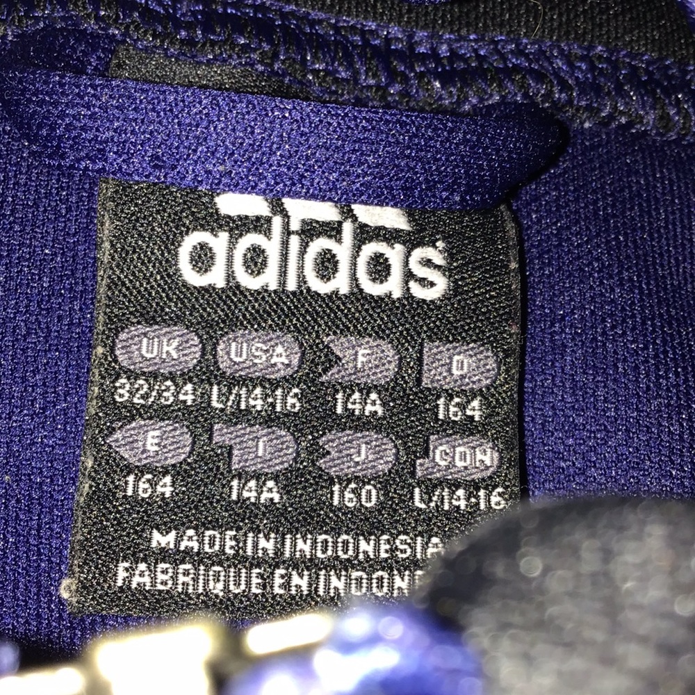 Navy blue Adidas jacket - Picture 3 of 5